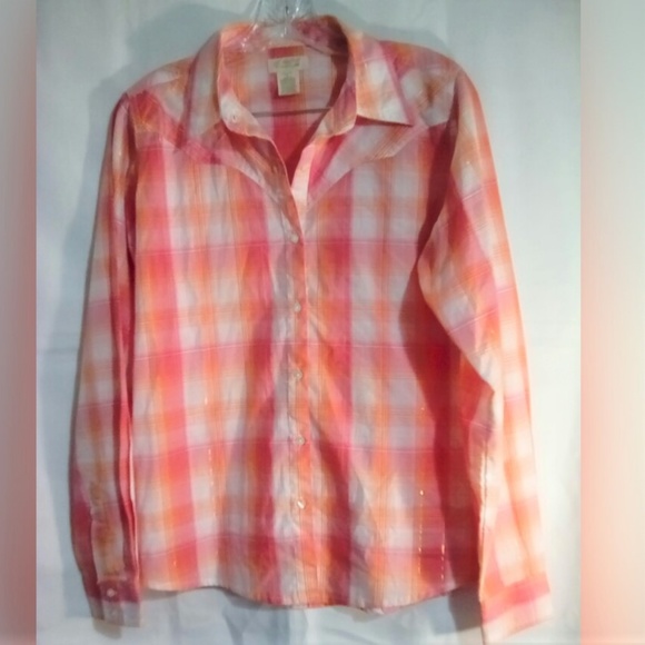 Wrangler Tops - As Real As Wrangler Button Up Shirt Sz L Plaid Wrangler Tops - As Real As Wrangler Button Up Shirt Sz L Plaid